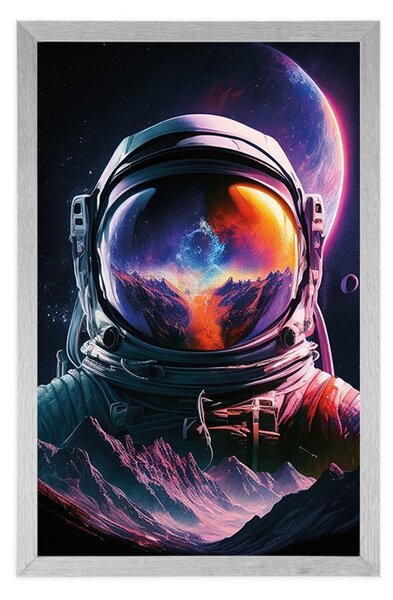 Plakat portret astronauta