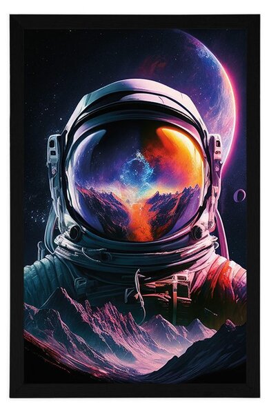 Plakat portret astronauta
