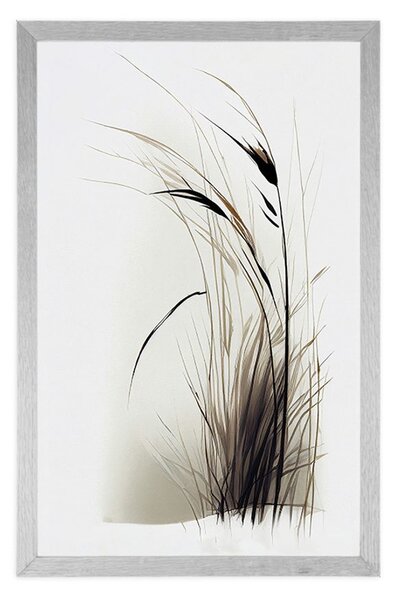 Plakat minimalistička suha trava
