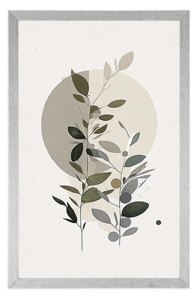 Plakat minimalističke biljkice u boho stilu