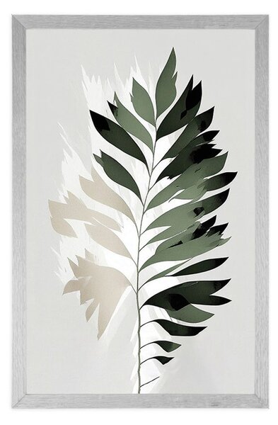 Plakat minimalistička paprat