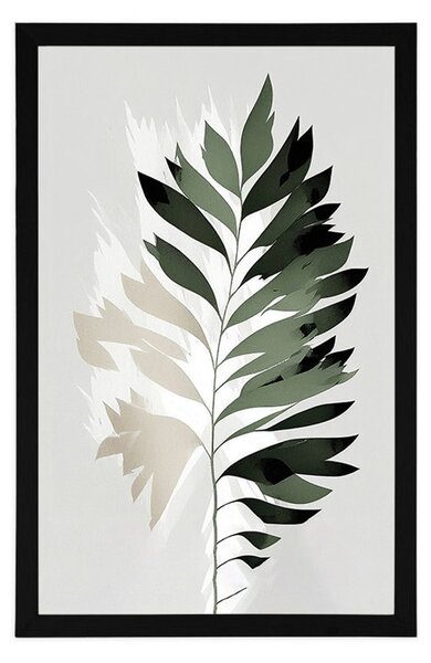 Plakat minimalistička paprat