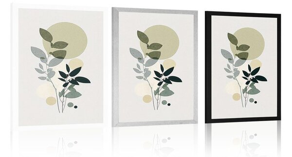 Plakat biljkice u boho dizajnu