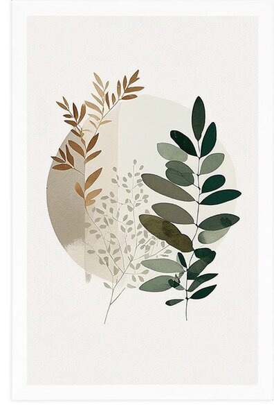 Plakat boho biljkice