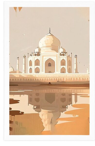 Plakat indijski Taj Mahal