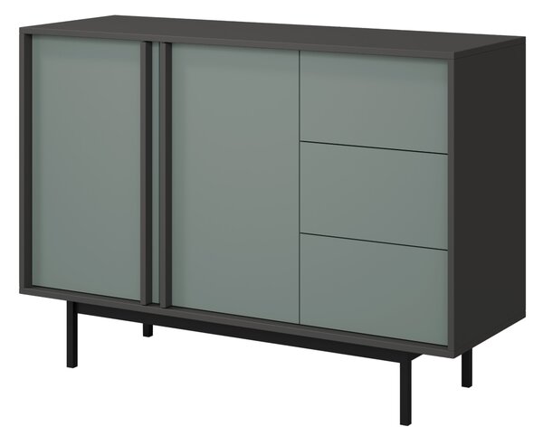 Komoda Alsento 7 (antracit + aloe)