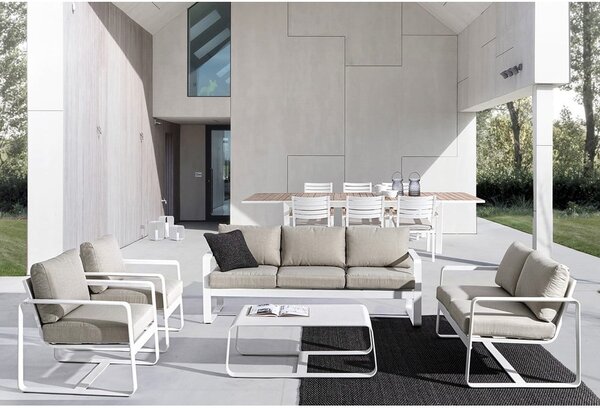 Vrtni stolić za kavu aluminijski 62x105 cm Merrigan – Bizzotto