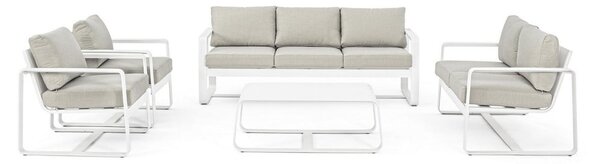 Vrtni stolić za kavu aluminijski 62x105 cm Merrigan – Bizzotto