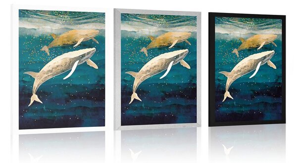 Plakat orke u oceanu