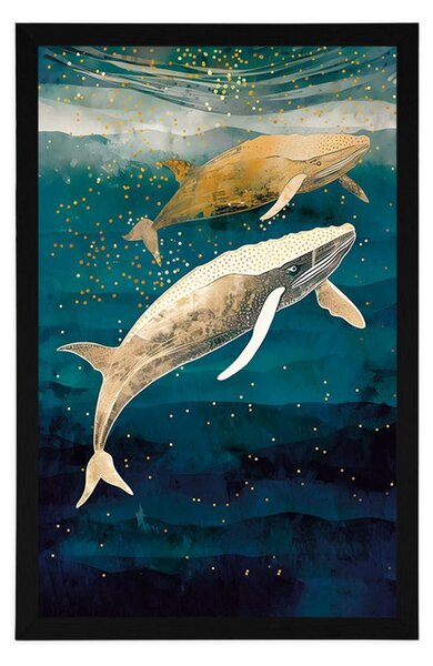Plakat orke u oceanu