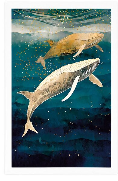 Plakat orke u oceanu