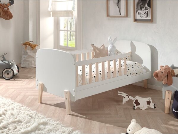 Bijeli krevetić Vipack Toddler, 70 x 140 cm
