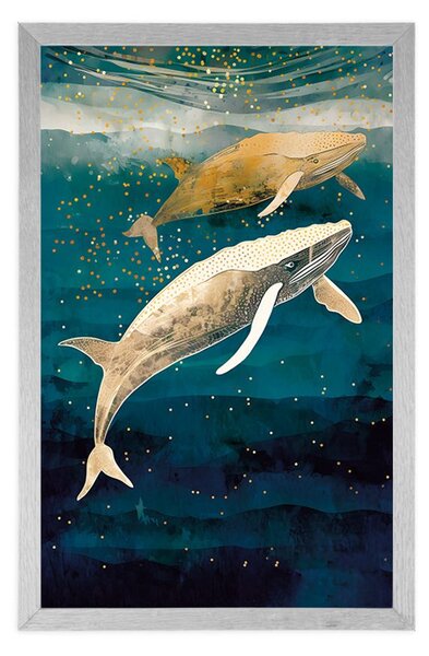 Plakat orke u oceanu