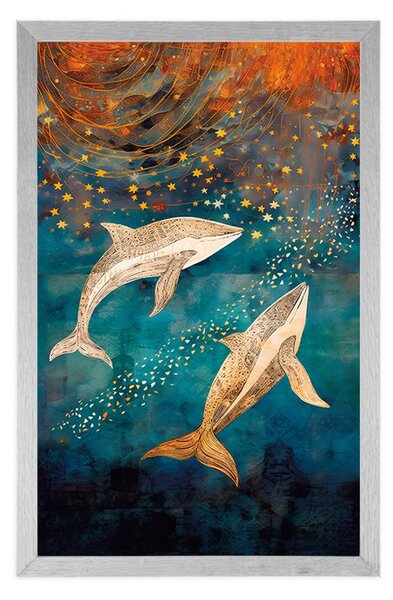 Plakat orke u čarobnom oceanu