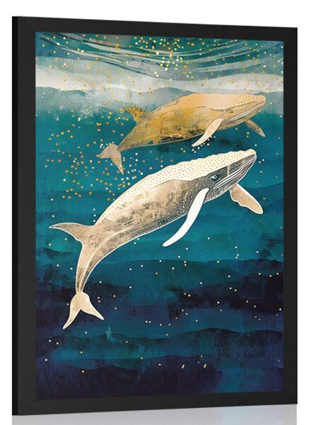Plakat orke u oceanu