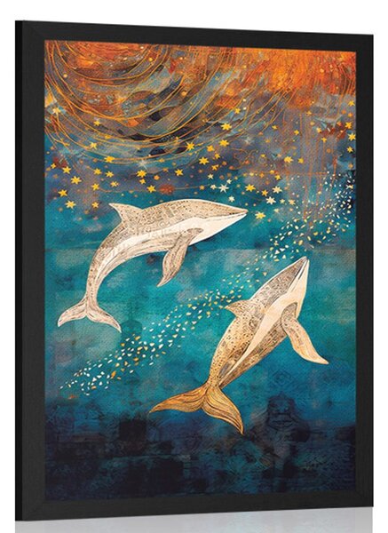 Plakat orke u čarobnom oceanu