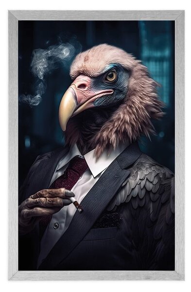Plakat životinja gangster sup