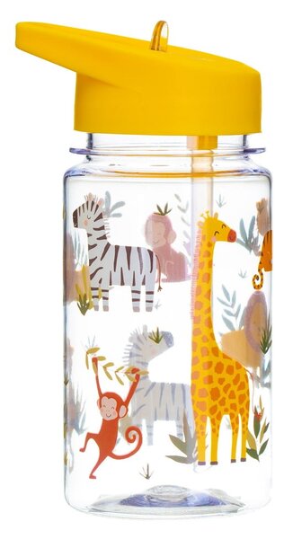 Bočica za vodu za bebe sa slamkom Sass & Belle Drink Up Safari, 400 ml