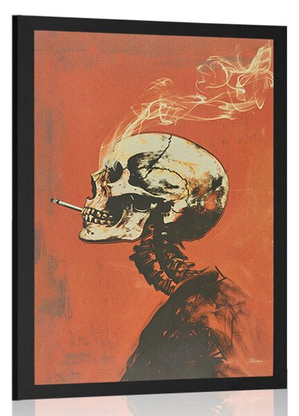 Plakat japandi kostur s cigaretom