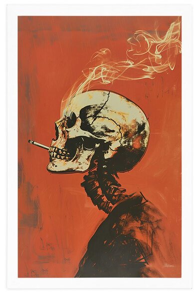 Plakat japandi kostur s cigaretom