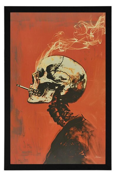 Plakat japandi kostur s cigaretom