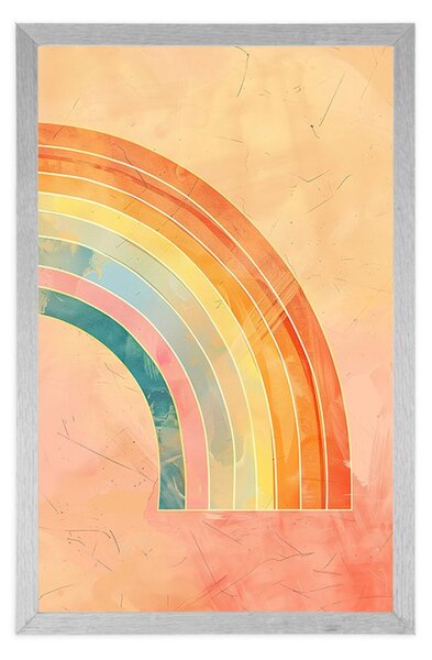 Plakat minimalistička duga Peach Fuzz