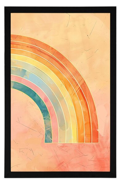Plakat minimalistička duga Peach Fuzz
