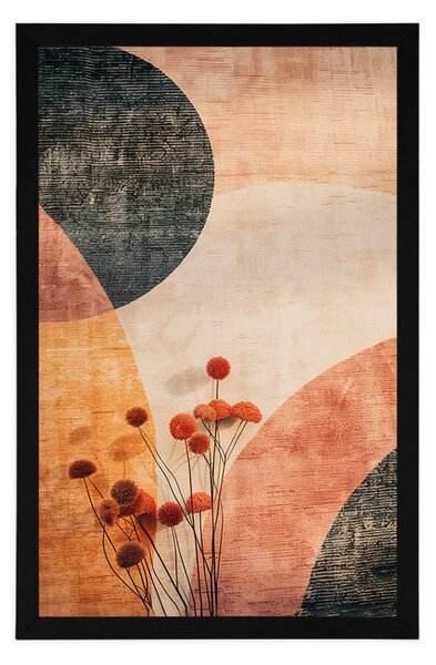 Plakat uzorci s cvijetom Peach Fuzz
