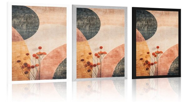 Plakat uzorci s cvijetom Peach Fuzz