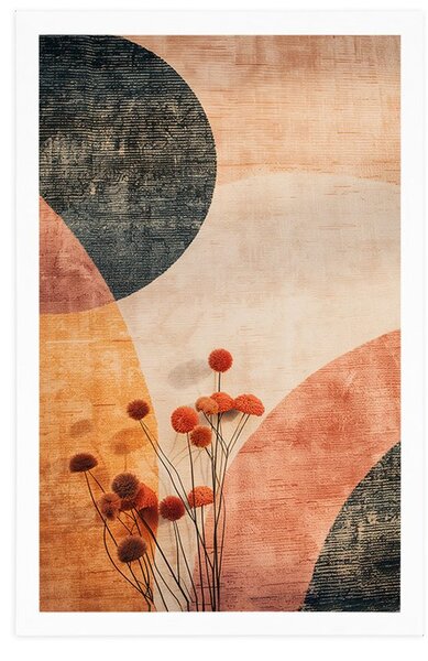 Plakat uzorci s cvijetom Peach Fuzz