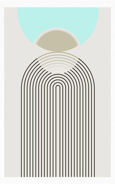 Plakat duga budućnosti Mid-Century