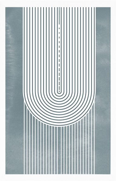Plakat boho duga Mid-Century