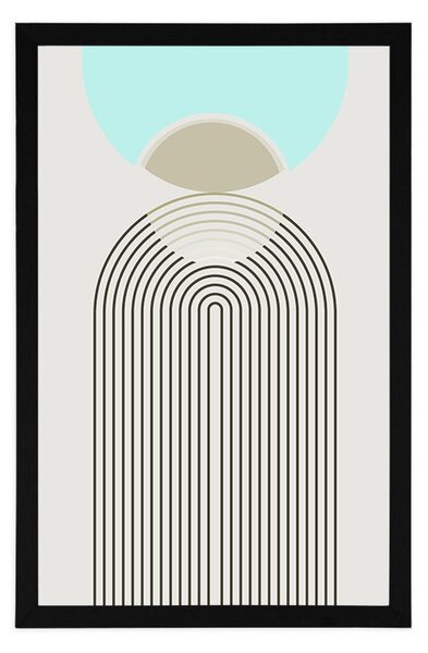 Plakat duga budućnosti Mid-Century