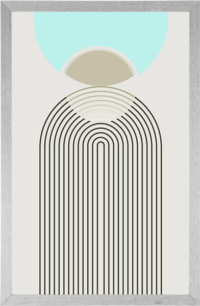 Plakat duga budućnosti Mid-Century