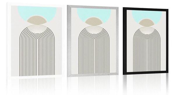 Plakat duga budućnosti Mid-Century