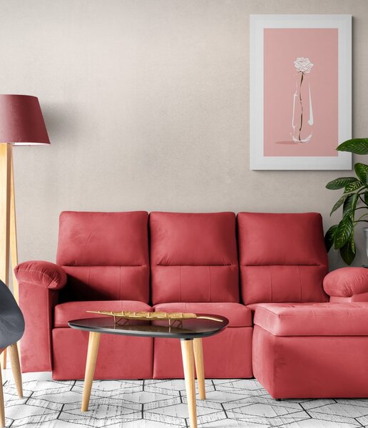 Plakat s paspartuom minimalistički cvijet