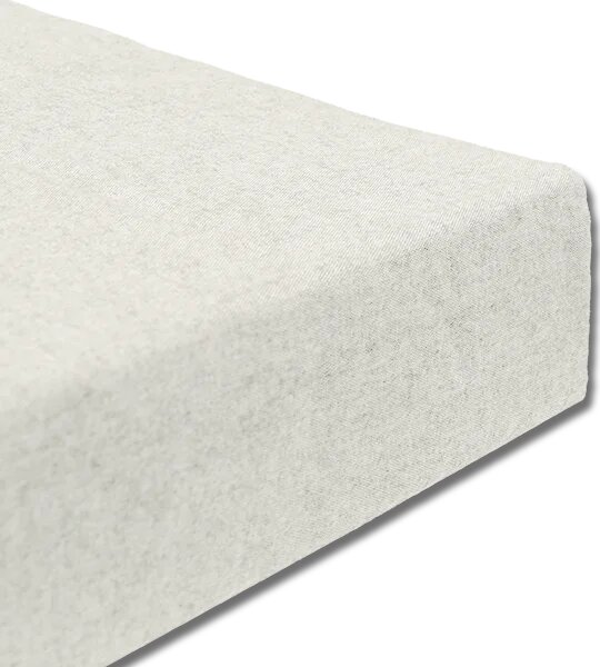 Flanel donja plahta Bambol - Svijetlo siva , 90x200 cm
