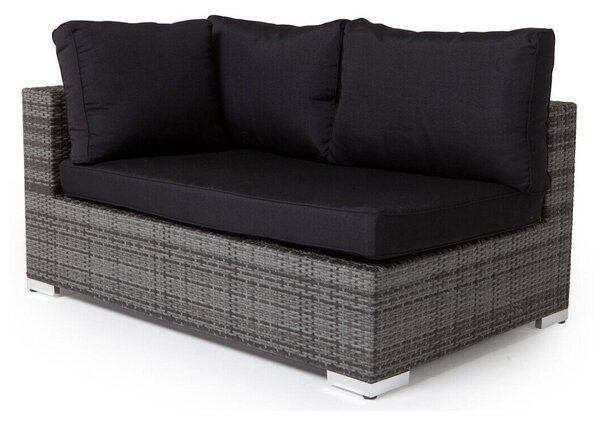 Vrtna sofa Comfort Garden 137664x140x90cm, Siva, PVC pletivo