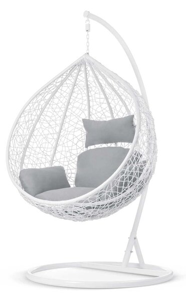 Viseća fotelja Cocoon - udobno bijela
