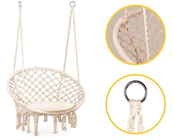 Viseća ljuljačka - Bahama premium beige limited