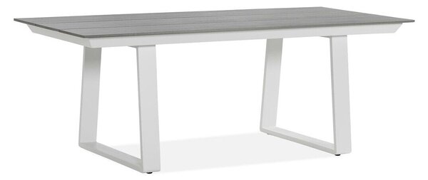 Vrtni stol Comfort Garden 121575x100cm, Tamno sivo, Bijela, Metal