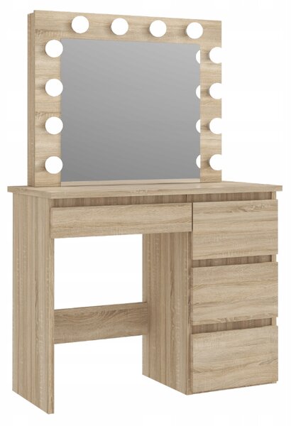Toaletni stol - Hollywood Vanity Natur