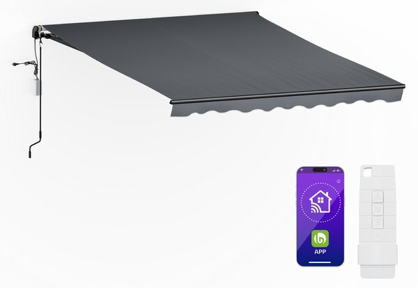 Blumfeldt CloudShade tenda, Pametna kontrola, UV zaštita, Montaža na zid