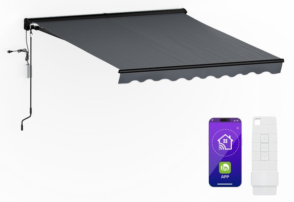 Blumfeldt CloudShade tenda, Pametna kontrola, UV zaštita, Montaža na zid