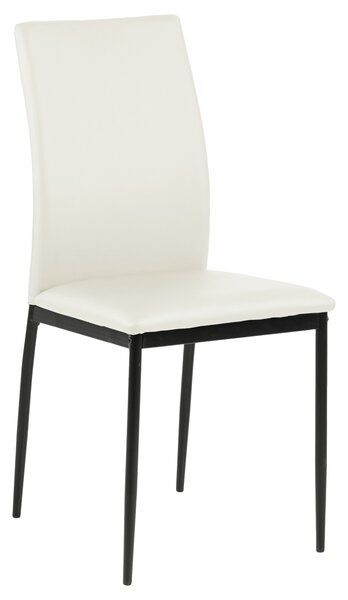 Stolica FLOP eko koža bijela (Svijetla Ecru) - suvremene za dnevni boravak / blagovaonicu/ kuhinju / ured