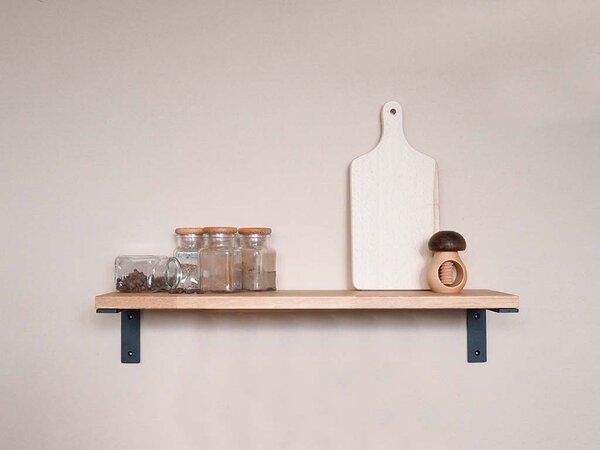 ATMOWOOD Polica od hrastovine 60 cm