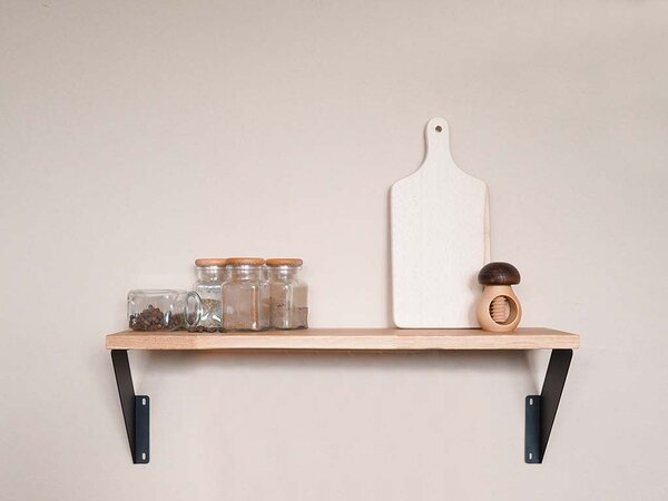 ATMOWOOD Polica od hrastovine 60 cm