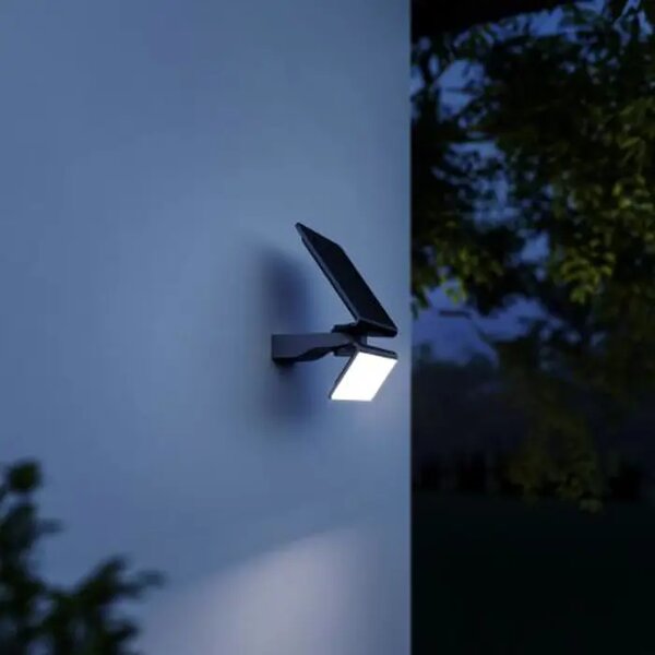 LED VANJSKA ZIDNA SVJETILJKA SA SENZOROM XSOLAR L-S SREBRNA XSOLAR L-S SILVER