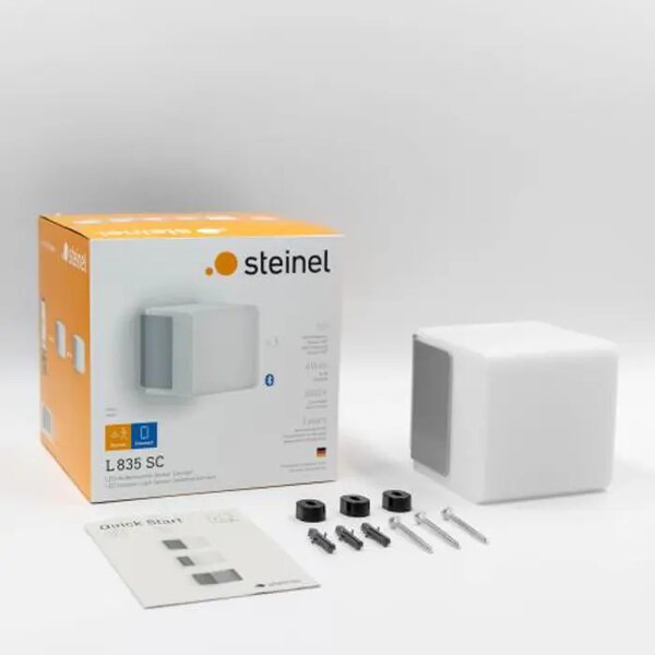 LED VANJSKA ZIDNA SVJETILJKA SENZOR I BLUETOOTH L 835 SC SREBRNA 9,1W 3000K L835 SC SI