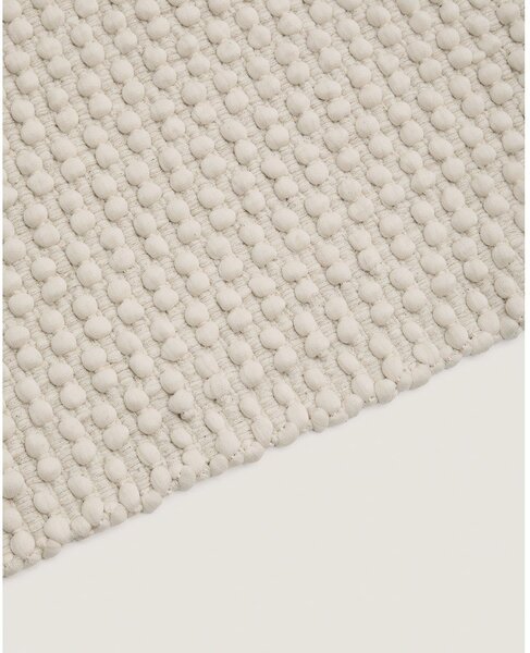 Krem ručno rađena staza od mješavine pamuka 70x140 cm Mascarell – Kave Home
